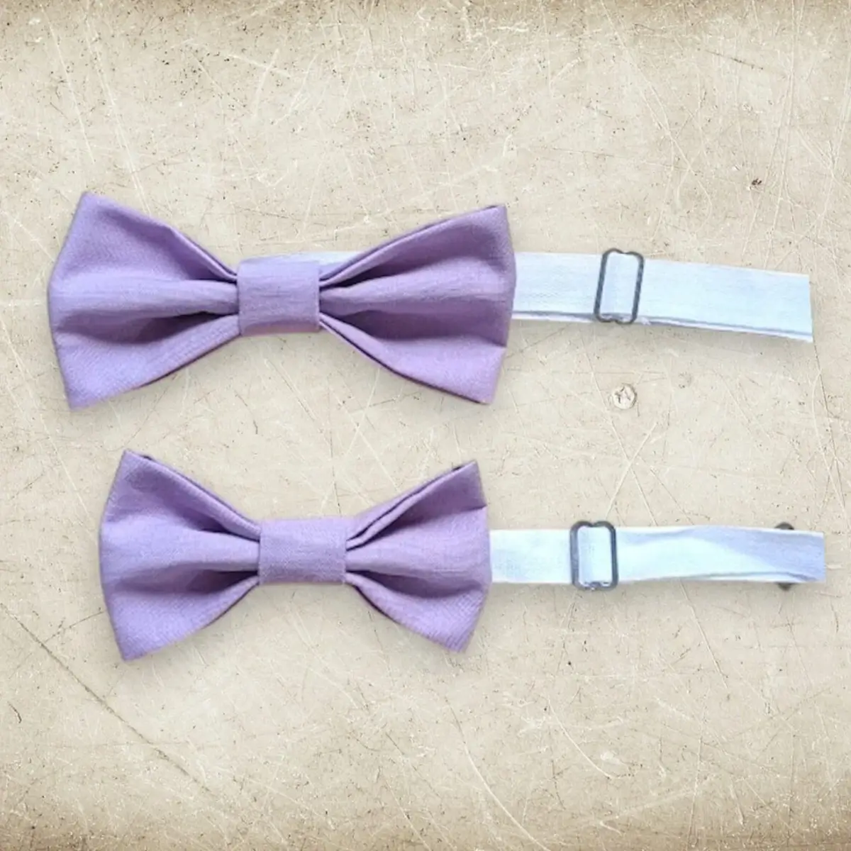 Conjunto pagens | 2 laços de pescoço (malva) - Image 3